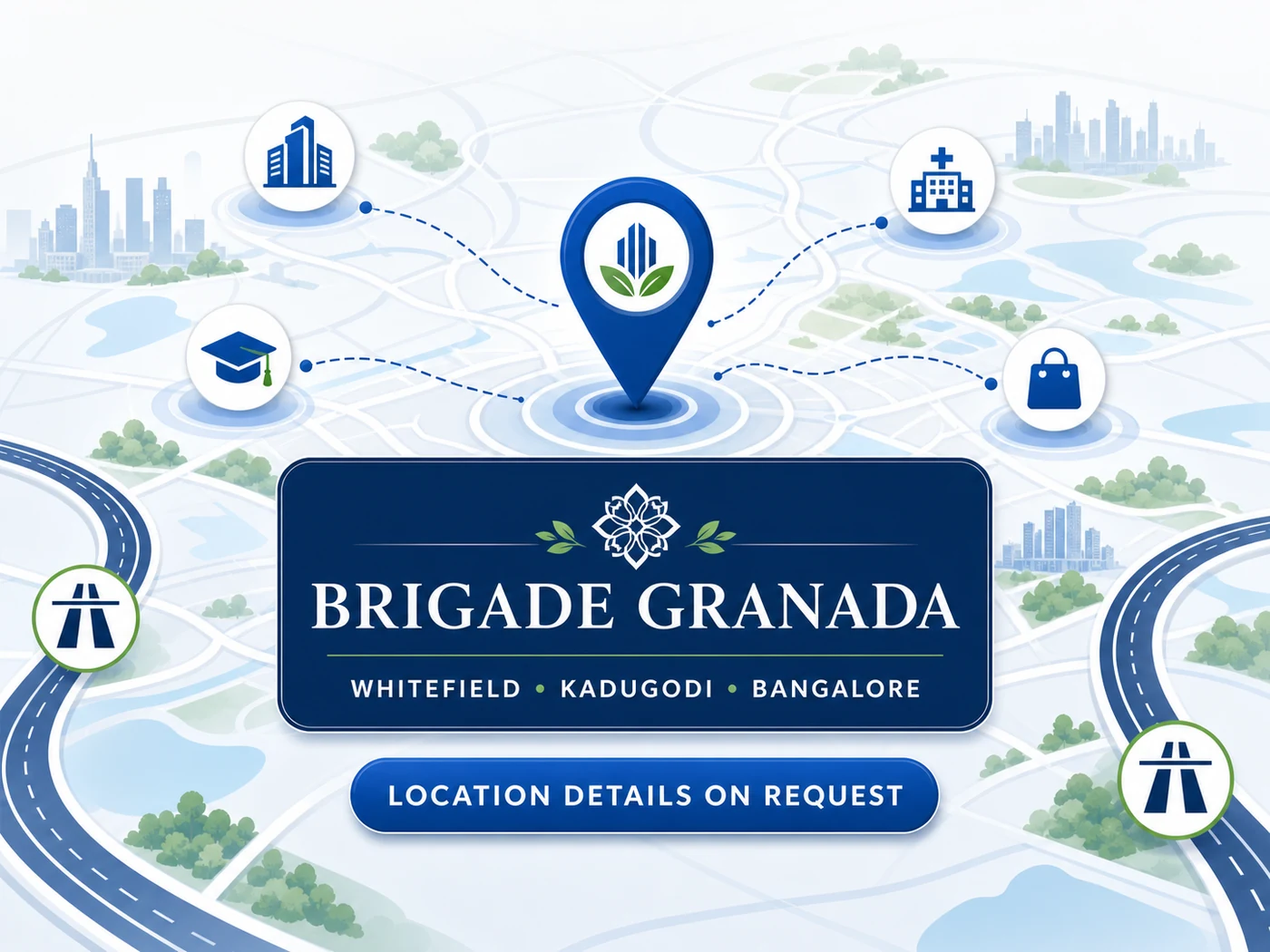 Brigade Granada Location Map Whitefield Kadugodi Bangalore